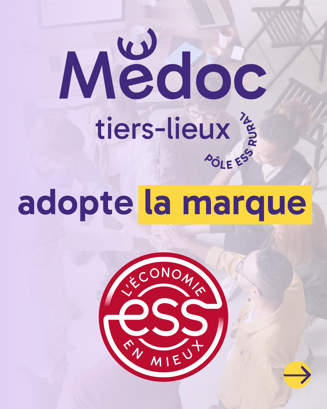 Médoc Tiers-Lieux adopte la marque ESS, l’économie en mieux !