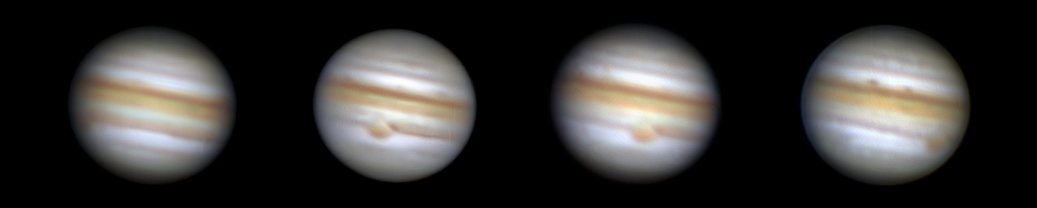 Jupiter in seiner Rotation