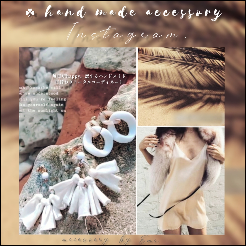 handmade accessory ▶ Instagram