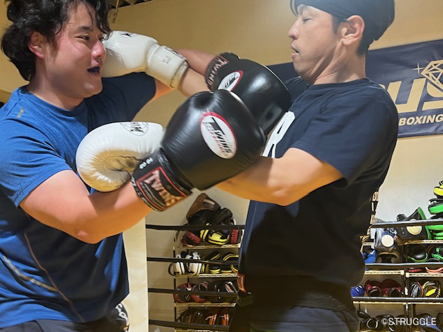 親子でマススパーリング