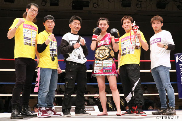 3・12 KNOCK OUT 松﨑公則引退試合、ぱんちゃん璃奈王座決定戦の結果です