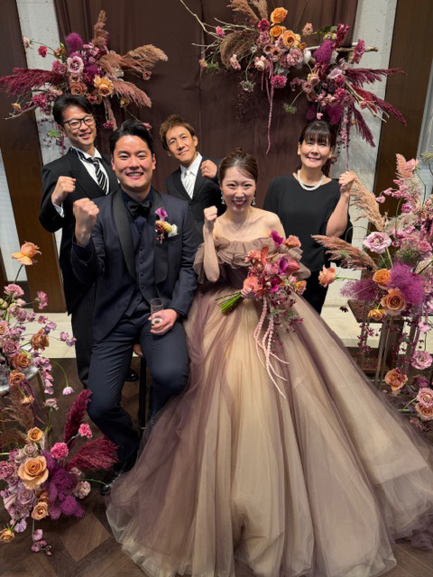 親子で通ってくださってる会員さんの結婚式