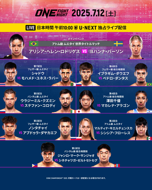ONE FIGHT NIGHT 33の日本語解説を担当します！