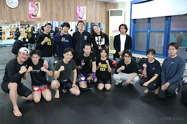 NINEPACKで合同スパーリング大会