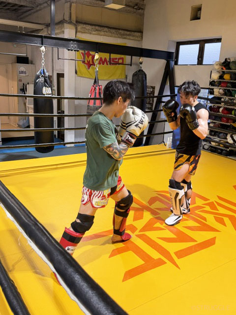 井ノ本選手が出稽古で来てくれました！