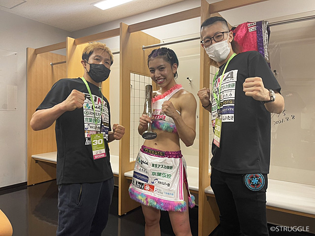 9・19 RIZIN.30に出場したぱんちゃん璃奈の結果です！