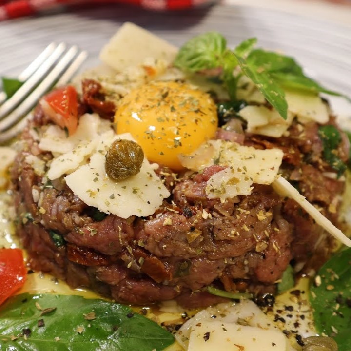 TARTARE DE BŒUF à l'Italienne - Très frais - Molto bene !