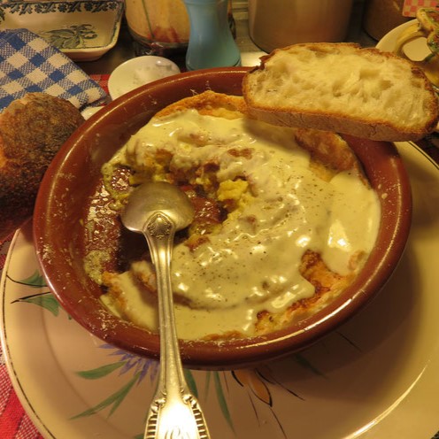 Oeufs à la Rossini au foie gras de canard, pour les fêtes.