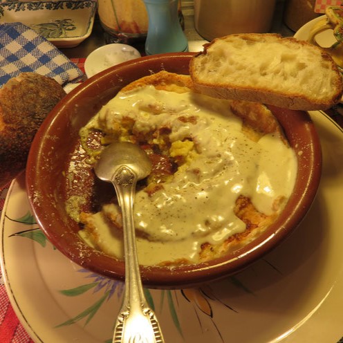 Oeufs à la Rossini au foie gras de canard, pour les fêtes.