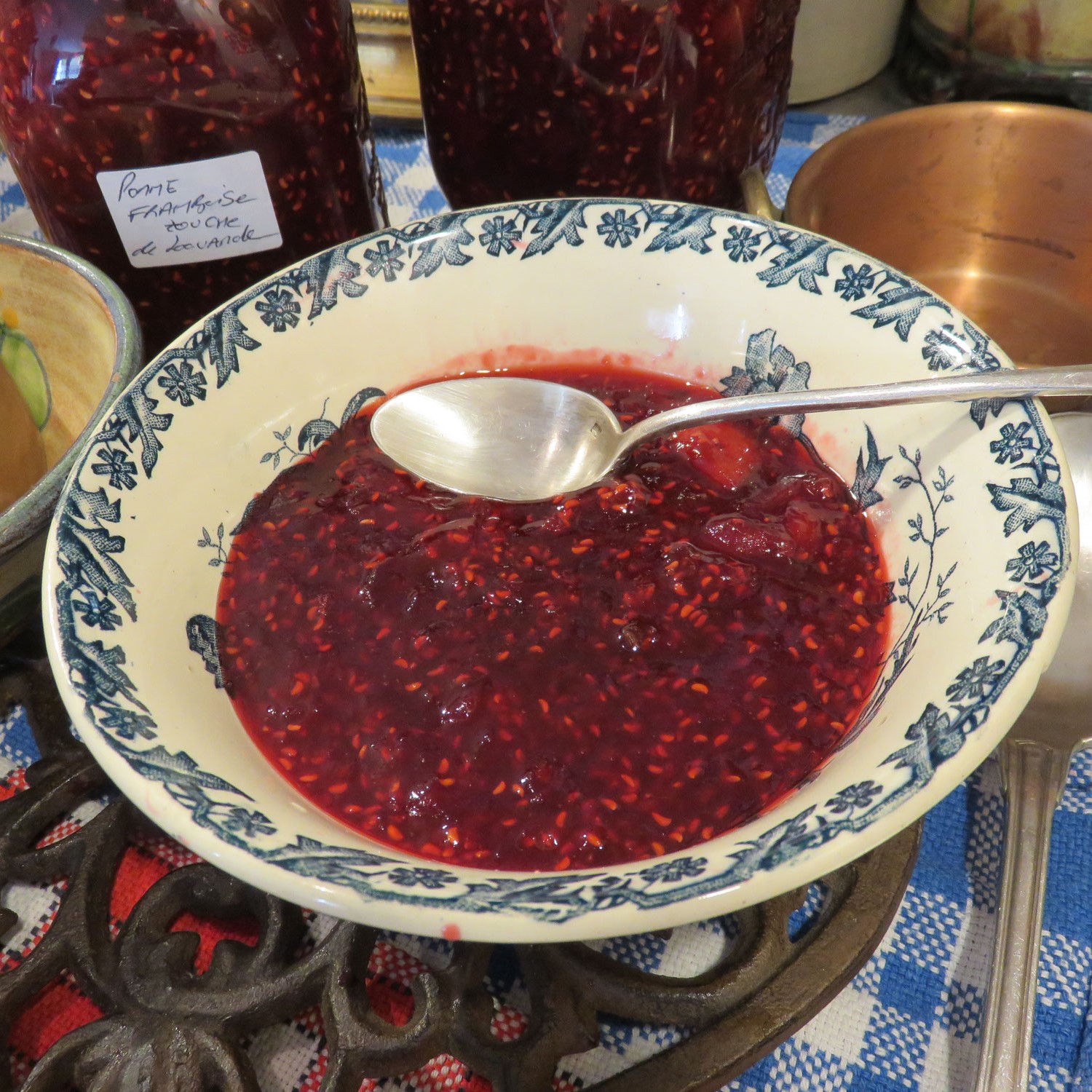 Confiture Pomme Framboise à l'ancienne Mère Mitraille