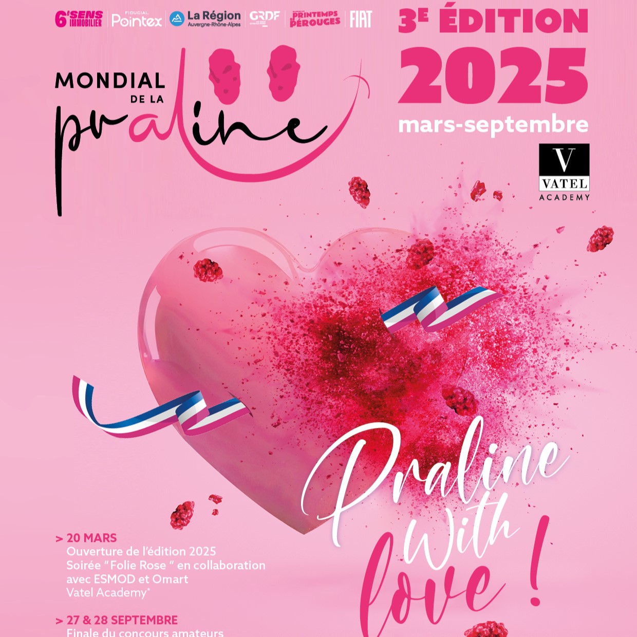 Edition 2025 du Mondiale de la Praline, les inscriptions sont ouvertes