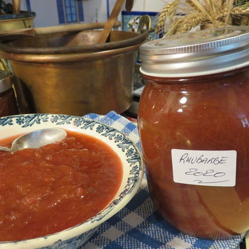 Confiture de Rhubarbe à l'Ancienne de la Mère Mitraille