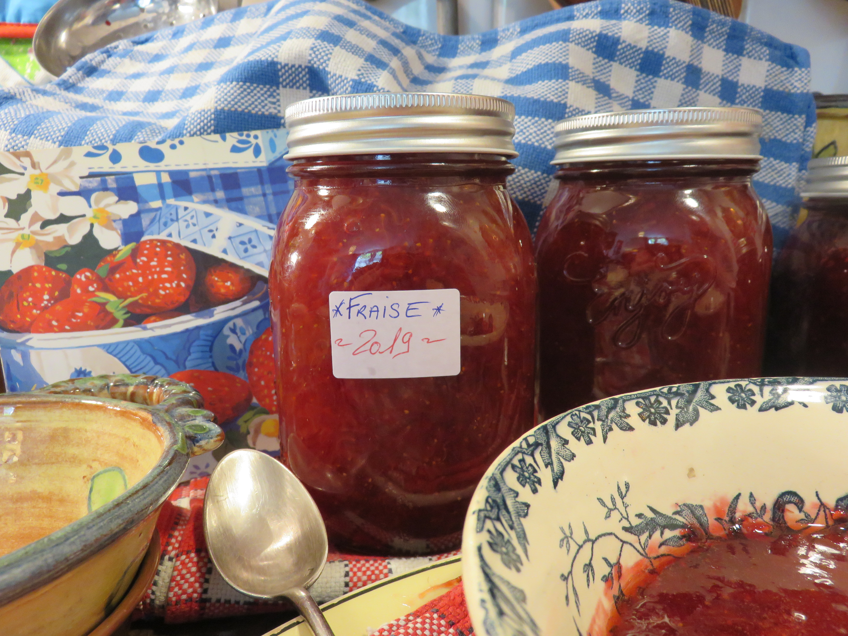 Confitures de fraises à l'ancienne de la Mère Mitraille
