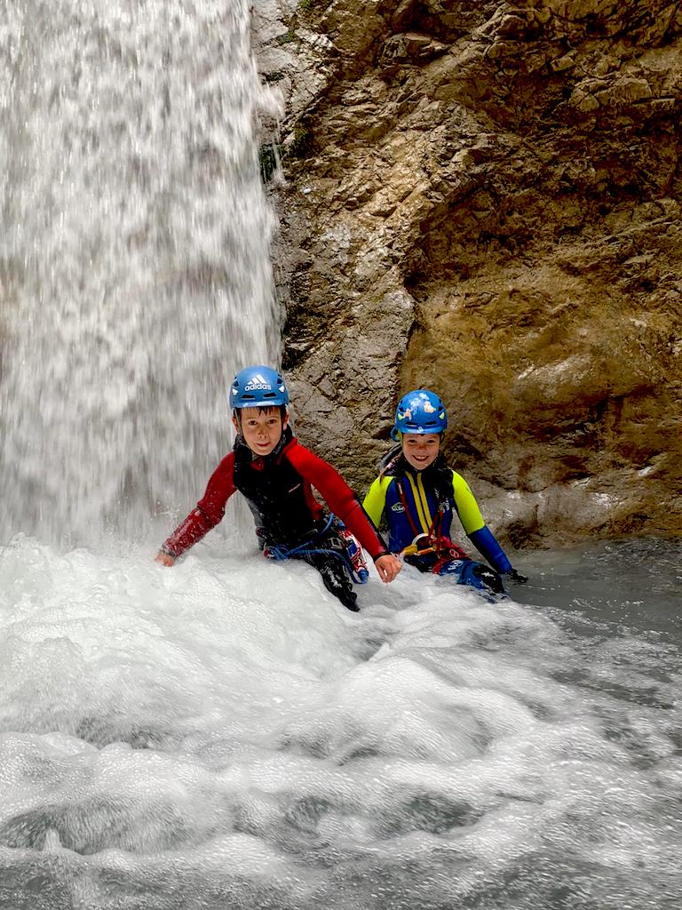 Wasserfalldusche Rosengartenschlucht