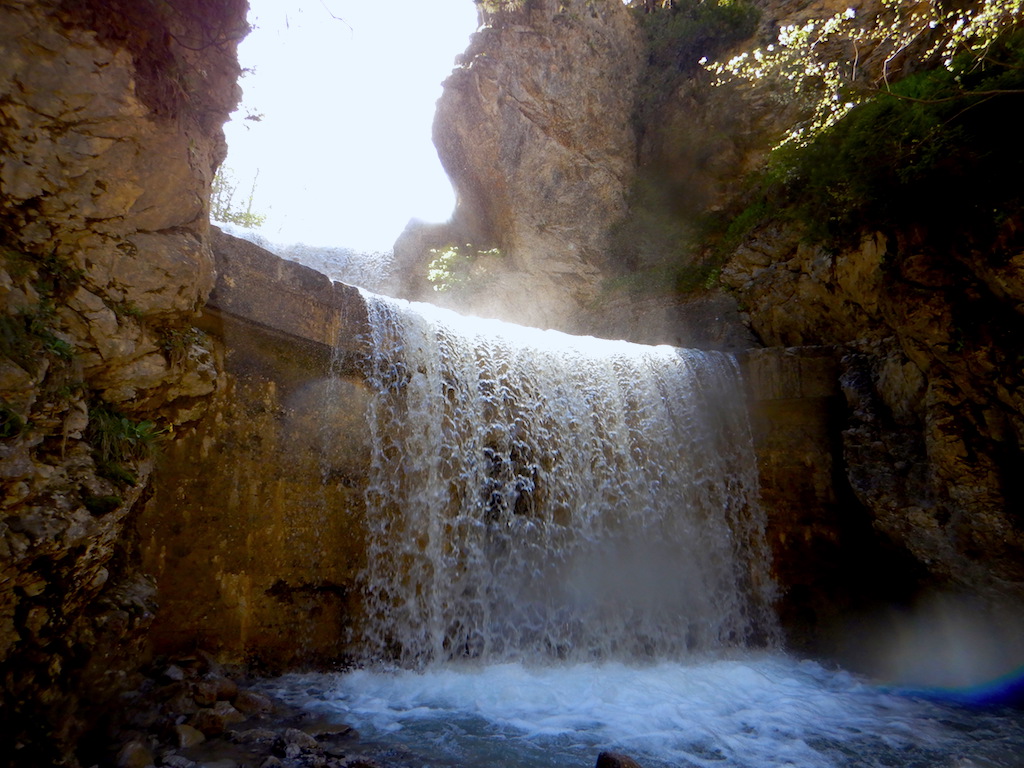 Staumauern überwinden in der Hachleschlucht