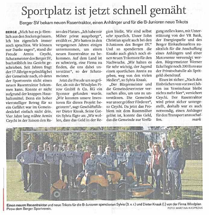 Windplan Pirow Prignitz Brandenburg Knaak