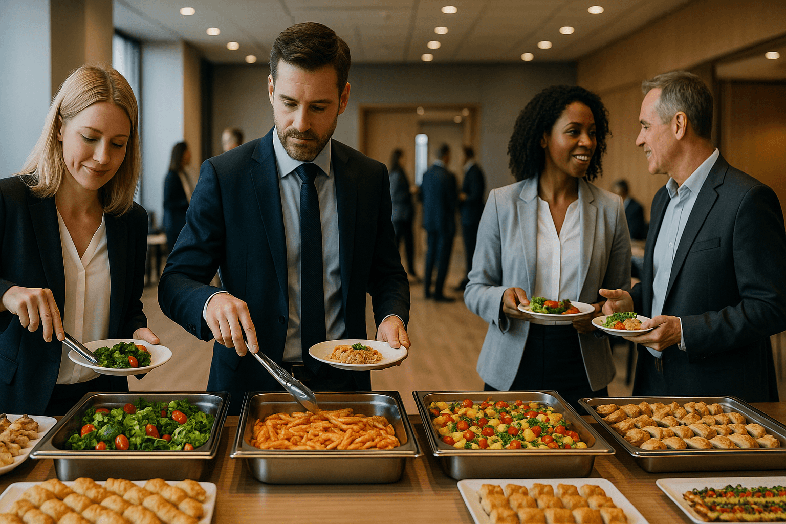 Buffet bei Tagungen: Planung, Vorteile und praktische Tipps
