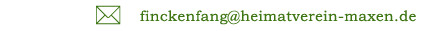 Eine eMail an die AG Finckenfang schreiben!