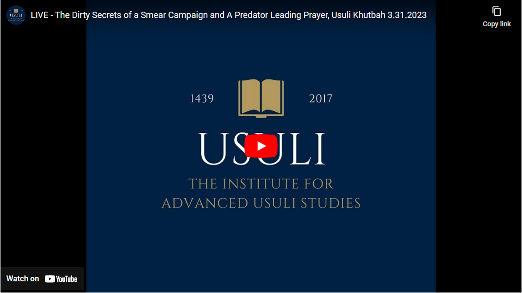 The Dirty Secrets of a Smear Campaign and A Predator Leading Prayer