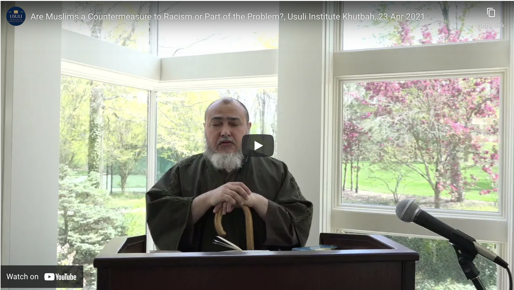 "Are Muslims a Countermeasure to Racism or Part of the Problem?"