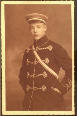 Stefan Kötschke (Student in voller Wichs / Couleur). Leipzig 04.03.1923. (German student in the 1920s)