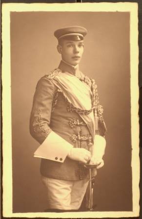 Stefan Kötschke (Student in voller Wichs / Couleur). Leipzig 15.04.1924. (German student in the 1920s)