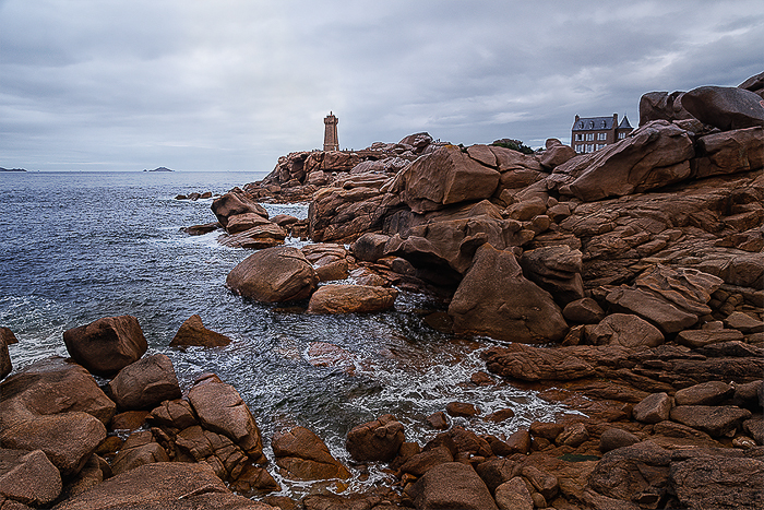 Ploumanac'h France Frankrijk Cliff Côte de Granit Rose Waterscape