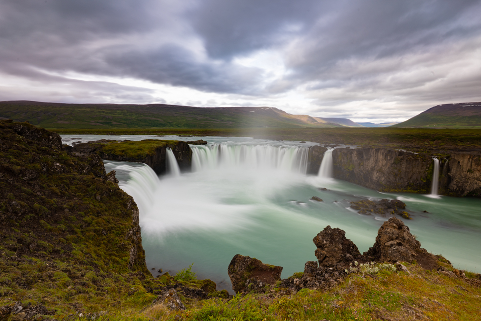Iceland, Ijsland, Waterval, Godafoss