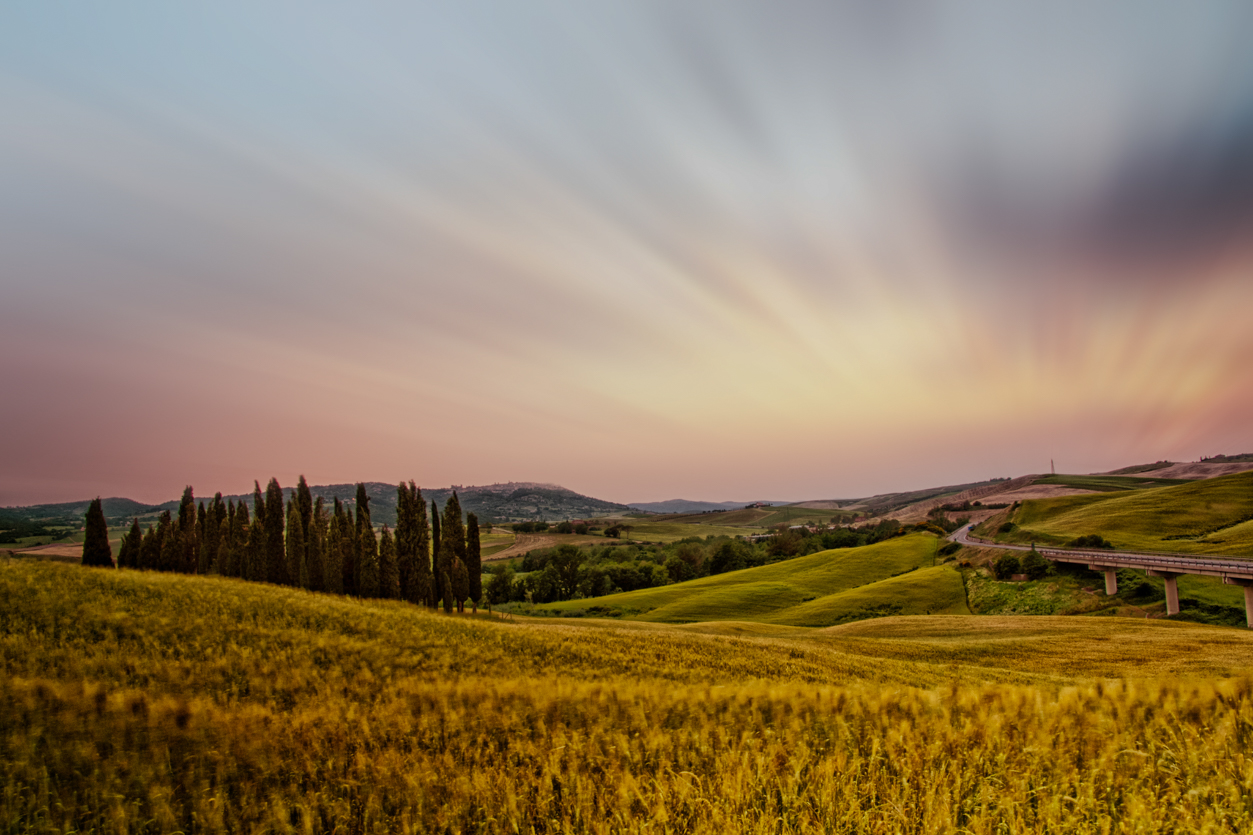 Tuscany San Quirico Italy Landscape