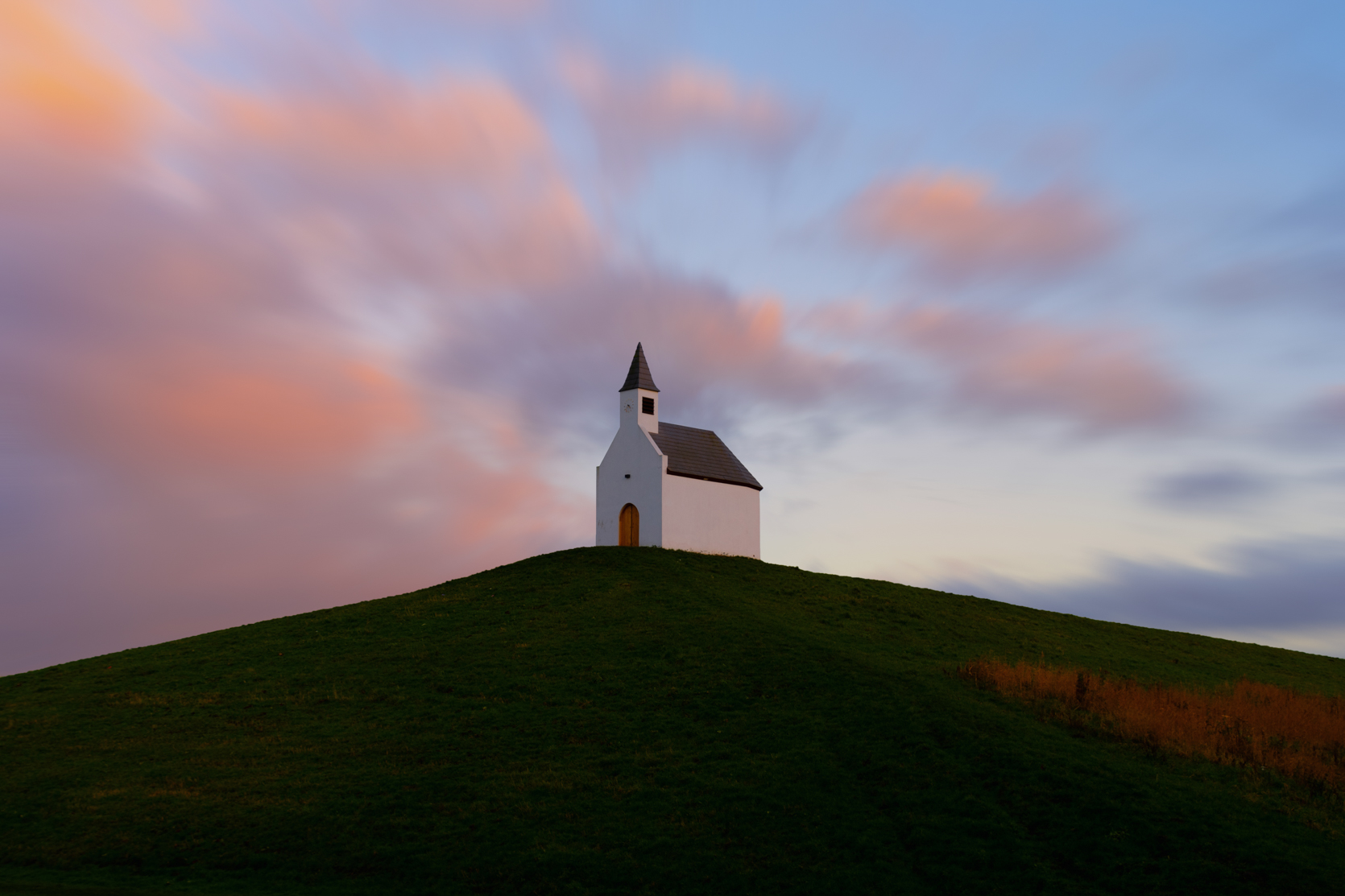 White Church Art Vinex Sunset De Terp Leidschenveen Netherlands