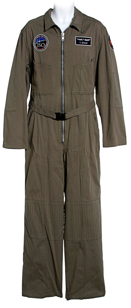 Ted Shaw Flight Suit with inside Gravity Suit