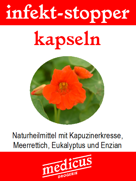 Infekt-Stopper Kapseln; Bei wiederkehrenden Infektionen wie Sinusitis oder Bronchitis