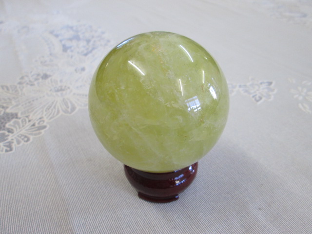 ★シトリン丸玉　６５ｍｍ　￥７，８００