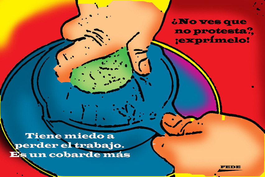 Manolito ya no da para más.- cartoonja.com