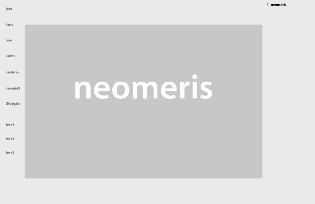 Präsentation "neomeris" - Den Namen gefunden