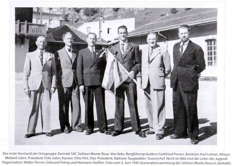 1945 - Ortsgruppe Zermatt