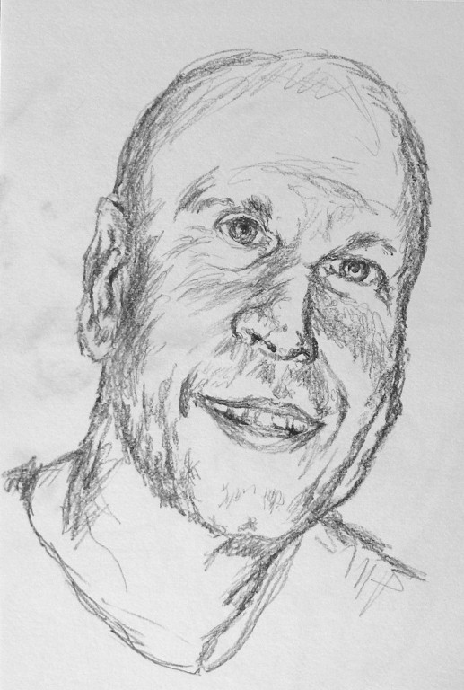 Toni - upside down sketch from the computer, hence the distortion