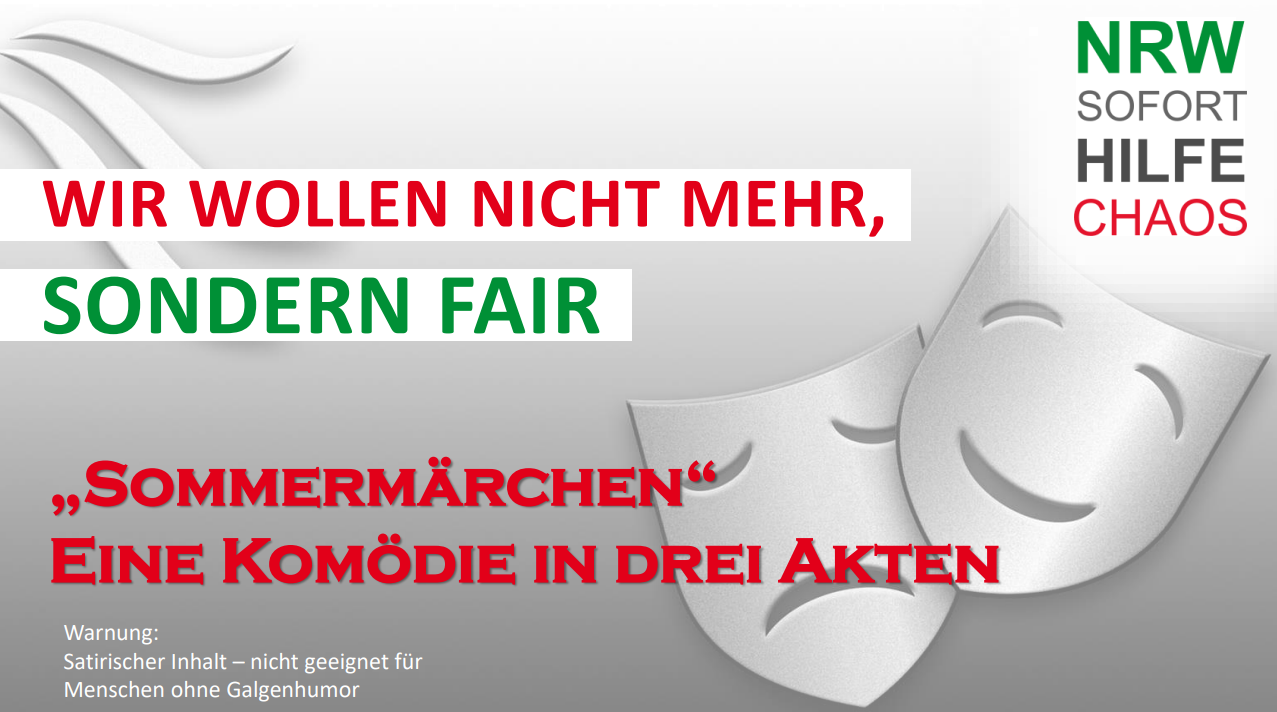 Sommermarchen Eine Corona Komodie In Drei Akten Prophylaxe Zahnreinigung Zahnersatz Zahnarzt Koln Suelz Klettenberg