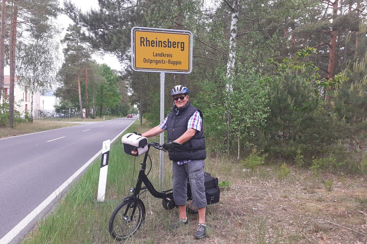 Ankunft in Rheinsberg