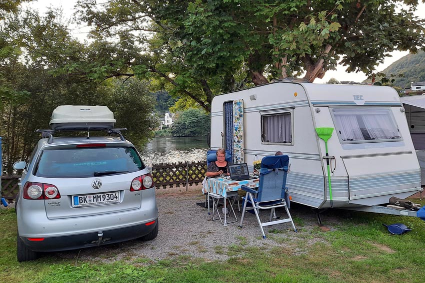 Umzug nach Camping Moselland