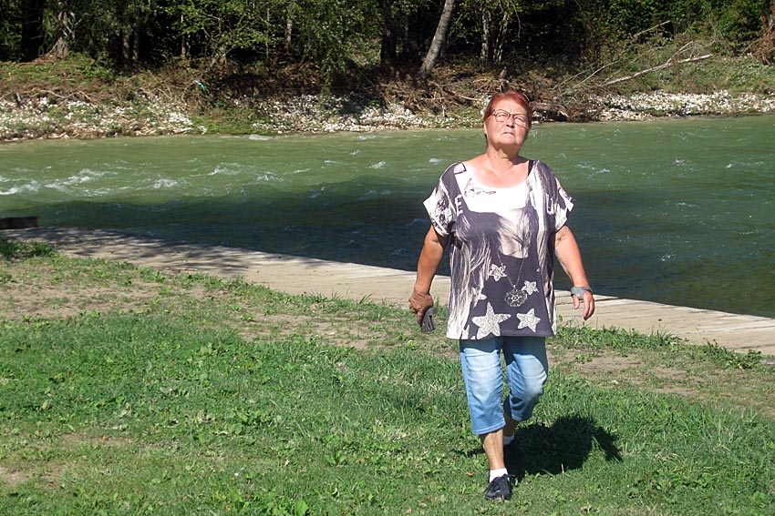 Die Muddi an der Sava