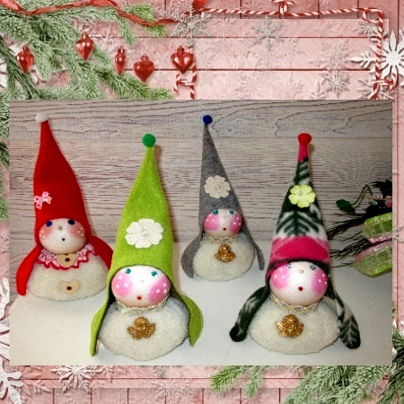 Petits Gnomes en tissu  