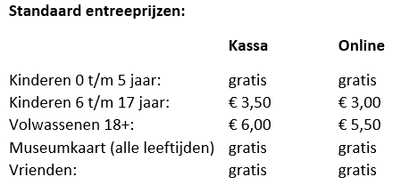 Prijzen 2026