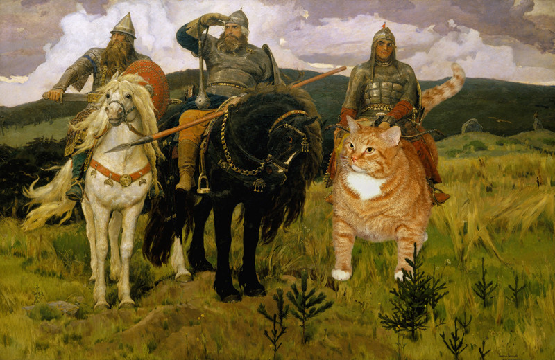 Vasnetsov, The Russian Hero Cat