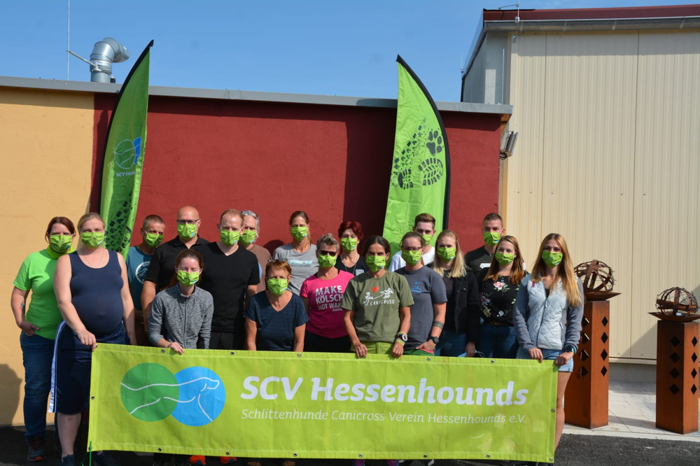 Die anwesenden Hessenhounds der JHV 2020
