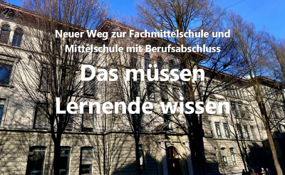 Einfach erklärt: Aufnahmeverfahren für Fachmittelschulen und Mittelschulen mit Berufsabschluss