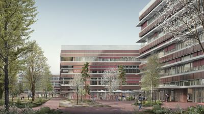 So soll der künftige Campus Horw aussehen. (Bild: ©Penzel Valier AG)