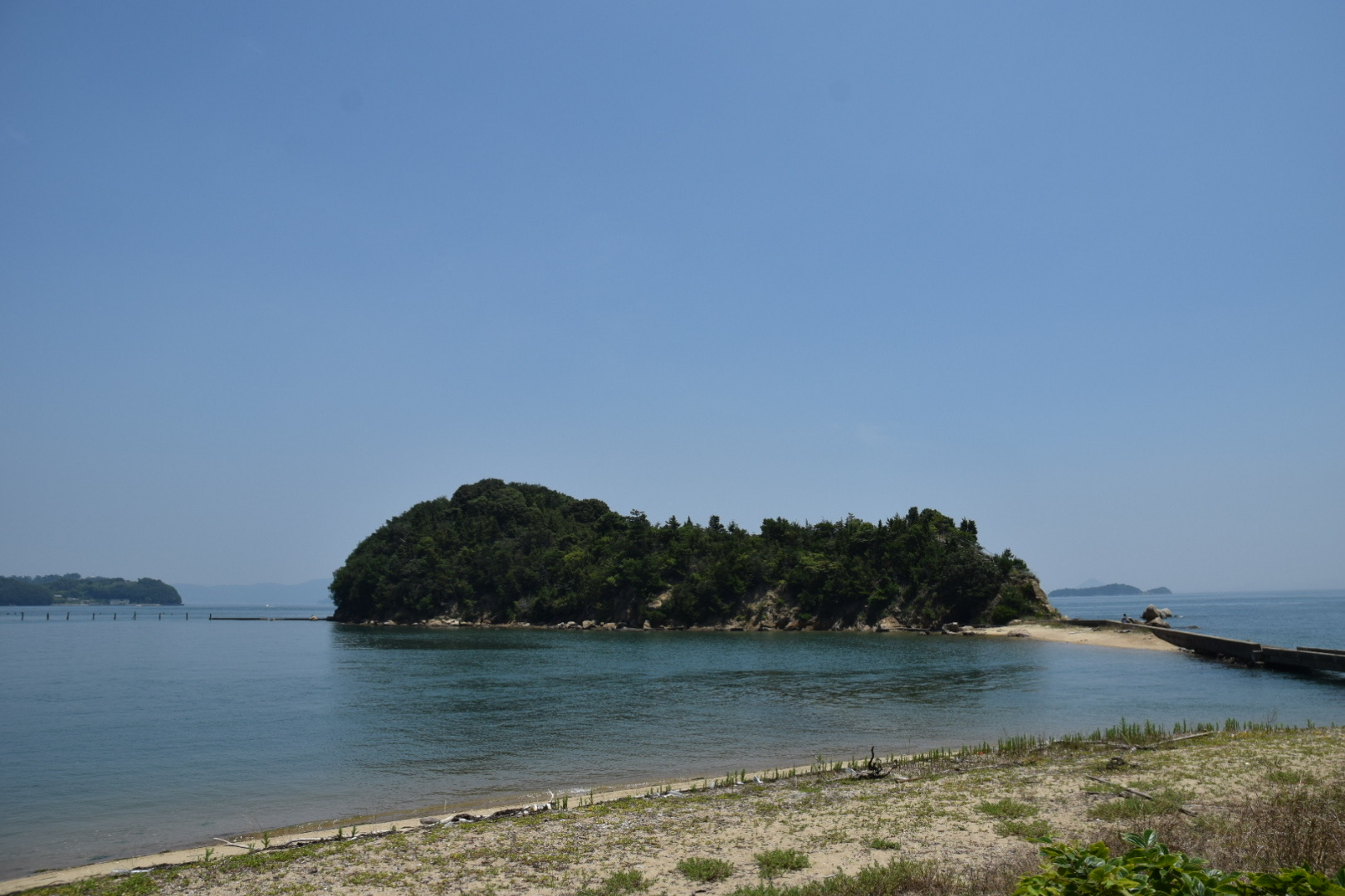 徒歩約10分で行ける「歩渡島」です。