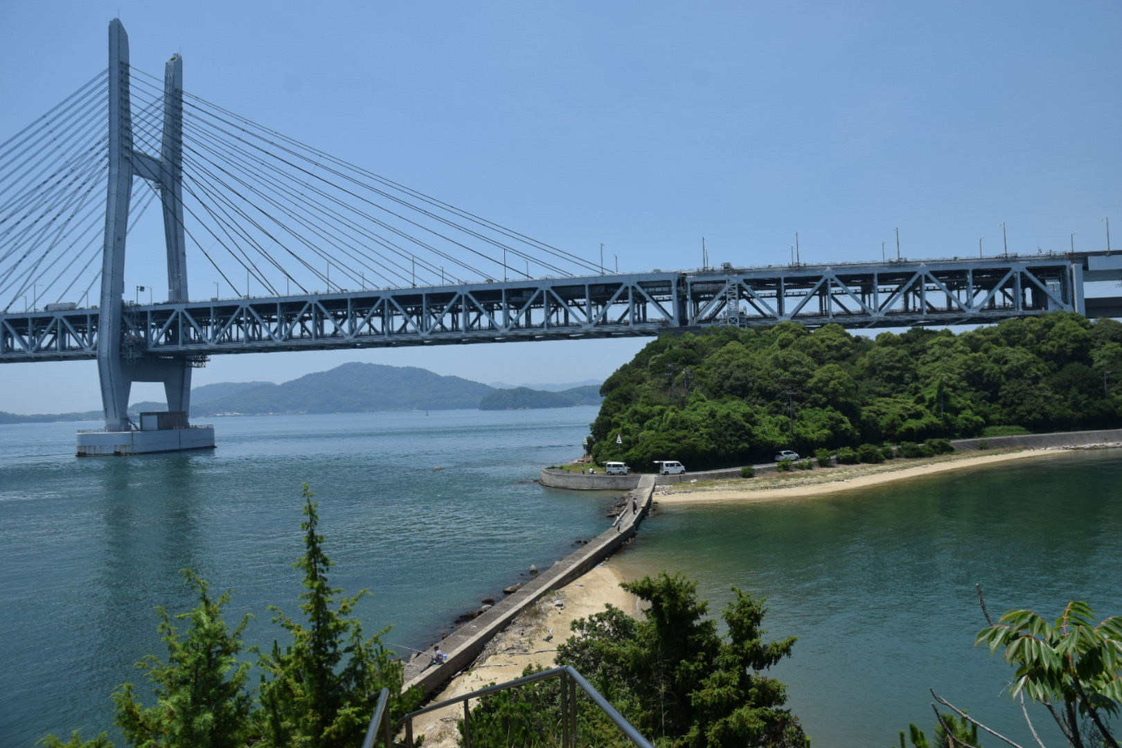 徒歩約10分で行ける「歩渡島」です。