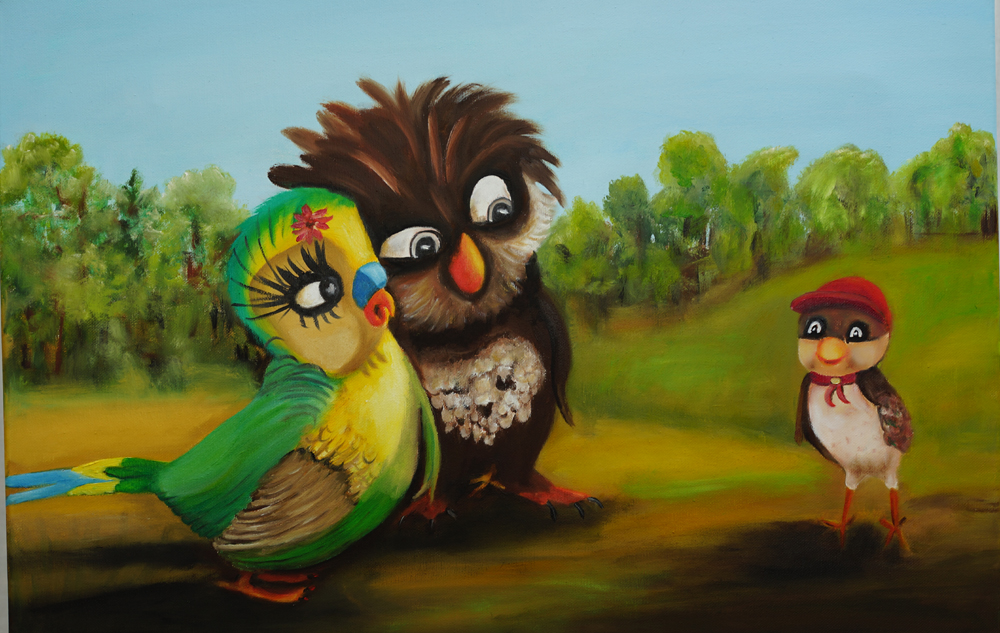 nachempfunden aus Animationsfilm "Überflieger - Kleine Vögel...